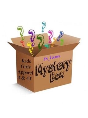 Mystery Box 5 lbs Kids Girls Apparel Clothing 4 & 4T Surprise Starter Package